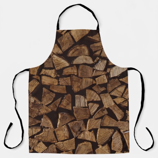 Brandholzpalette Schürze (Vorderseite)