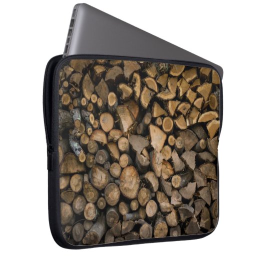 Brandholzstapel Laptopschutzhülle (Vorne Rechts)
