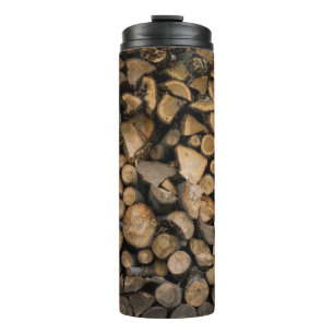 Brandholzstapel Thermosbecher
