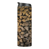 Brandholzstapel Thermosbecher (Nach rechts gedreht)