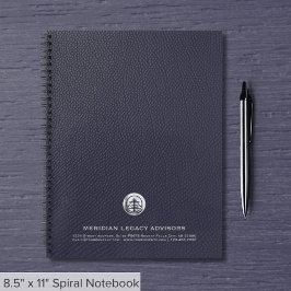 Branding-Business-Notebook mit Logo Notizblock