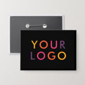 Branding für Firmenlogo Button (Vorderseite/Rückseite)