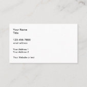 Branding für Firmenlogo hinzufügen Visitenkarte (Rückseite)