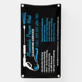 Branding für ihn Druckwaschen Power Reinigung Banner (Vertikal)