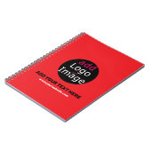 Branding für Unternehmen - individuell einstellbar Notizblock (Linke Seite)