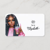 Branding in Afroamerikanisch Visitenkarte (Vorderseite)