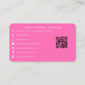 Branding in Afroamerikanisch Visitenkarte (Rückseite)