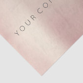 Branding Lux Rosa Gold Blush Metallic Pulver Seidenpapier (Ausschnitt)