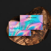 Branding-Marketing für Holografie-Ästhetikerin Visitenkarte