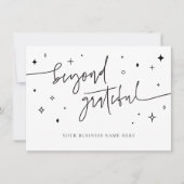 Branding Small Business Shop Vielen Dank Coupon Ca Einladung (Vorderseite)