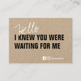 Branding Vielen Dank für die Verpackungskraft für  Visitenkarte