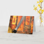 BRANDKARTE KARTE (Gelbe Blume)