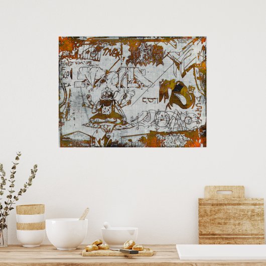 Brandkommando Poster (Küche)