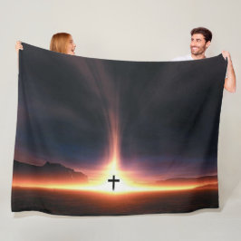BRANDKREUZ FLEECEDECKE