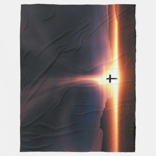 BRANDKREUZ FLEECEDECKE (Vorderseite)