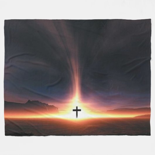 BRANDKREUZ FLEECEDECKE (Vorderseite (Horizontal))