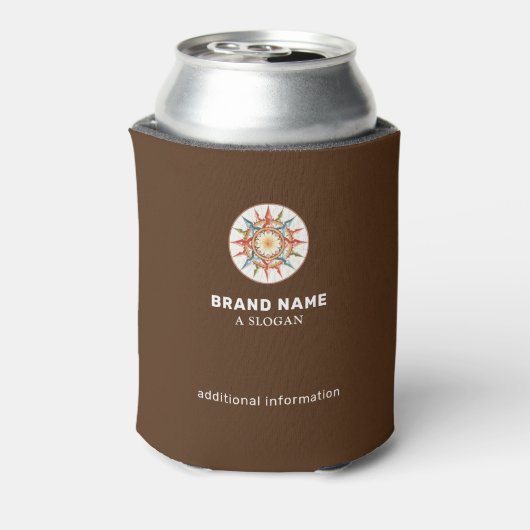 Brandmarkenmarkenwerbung braun kann kühler werden dosenkühler (Kanne Rückseite)