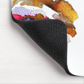 Brandmarkierung in Aquarellfarbe Mousepad (Ecke)