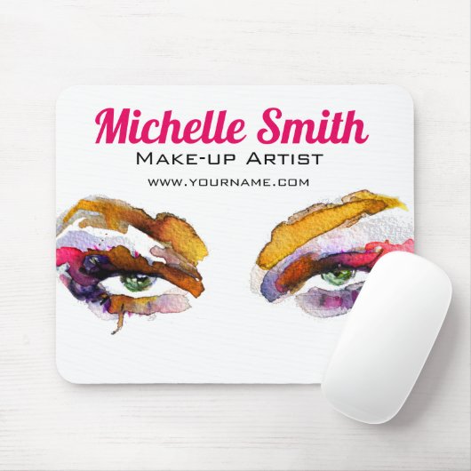 Brandmarkierung in Aquarellfarbe Mousepad (Mit Mouse)