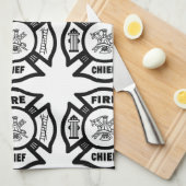 Brandmeister Geschirrtuch (Viertel Falte)