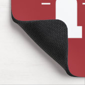 Brandmelder-Lichtsicherheitszeichen Mousepad (Ecke)