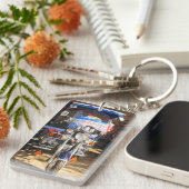 Brandneu Tuk Tuk Tuk .. Udon Thani, Isaan, Thailan Schlüsselanhänger (Vorderseite rechts)