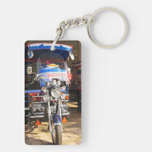 Brandneu Tuk Tuk Tuk .. Udon Thani, Isaan, Thailan Schlüsselanhänger (Rückseite)