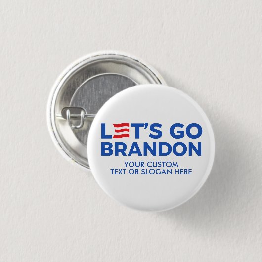Brandon 2024 für Ihren eigenen Lebenslauf Button (Vorne & Hinten)