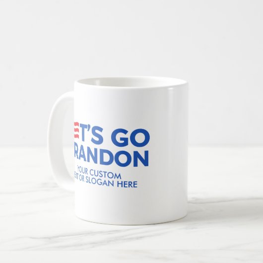 Brandon 2024 für Ihren eigenen Lebenslauf Kaffeetasse (Vorderseite Links)