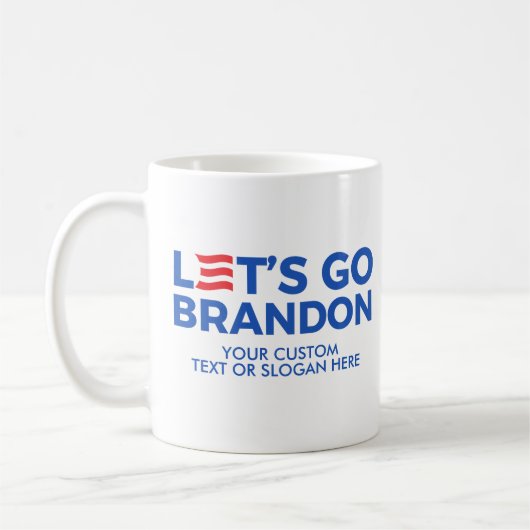 Brandon 2024 für Ihren eigenen Lebenslauf Kaffeetasse (Links)