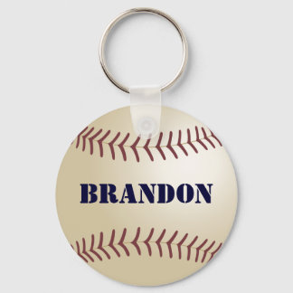 Brandon Baseball Keychain von 369MyName Schlüsselanhänger