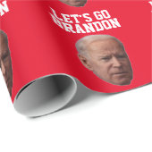 BRANDON BIDEN CHRISTMAS WRAPPING PAPIER GESCHENKPAPIER (Rolleneckpunkt)