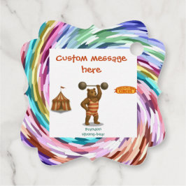 Brandon, circus strong-bear geschenkanhänger