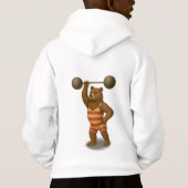 Brandon, circus strong-bear hoodie (Rückseite)