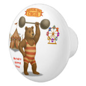 Brandon, circus strong-bear keramikknauf (Rechts)