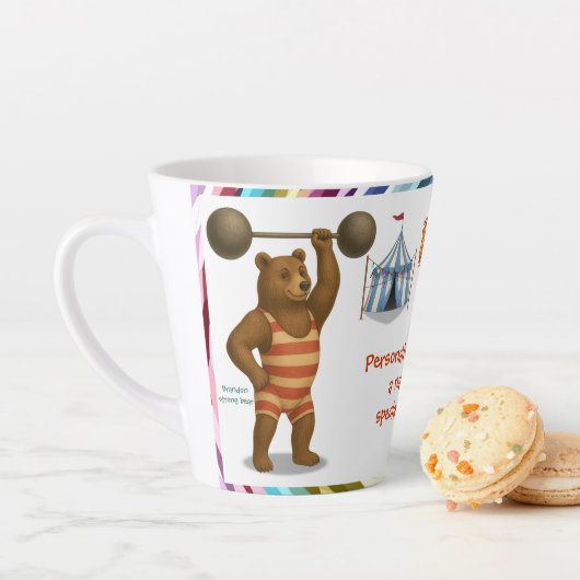 Brandon, circus strong bear milchtasse (Beispiel)
