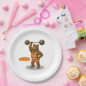 Brandon, circus strong-bear pappteller (Party)