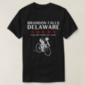Brandon Falls Delaware Funny Joe Biden Biden Crash T-Shirt (Design vorne)