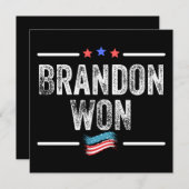 Brandon gewann, Brandon gewann komisch, Brandon ha Save The Date (Vorne/Hinten)