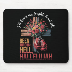 Brandon Hard kämpfte Hallelujah Lob Jesus Christus Mousepad