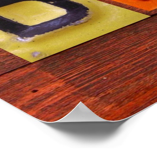 BRANDON-Lizenzschild Name-Zeichen-Plakat Poster (Ecke)