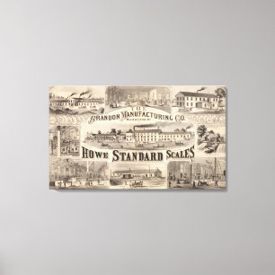 Brandon Manufacturing Company Leinwanddruck