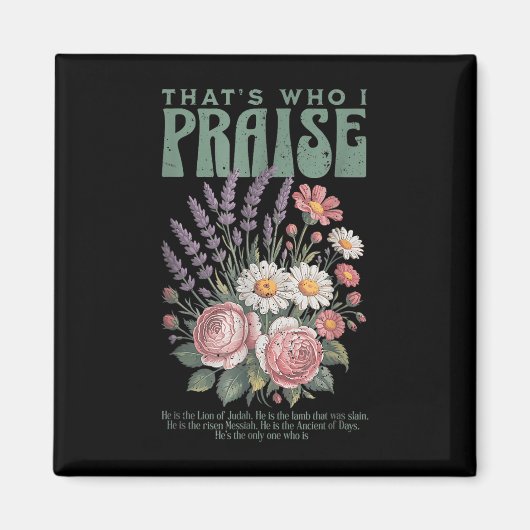 Brandon That's, die ich Jesus Christlich La lo Magnet (Vorne)