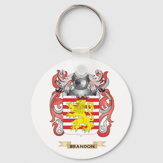 Brandon-Wappen (Familienwappen) Schlüsselanhänger (Vorderseite)