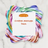 Brandon, Zirkus-Starkbär Geschenkanhänger (Vorderseite)