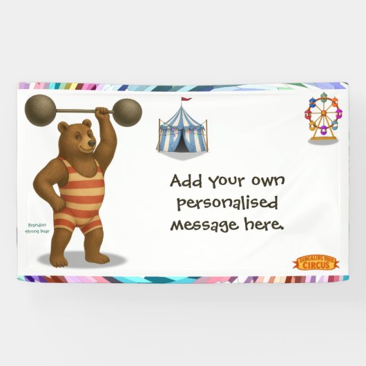 Brandon, Zirkus starker Bär Banner (Horizontal)