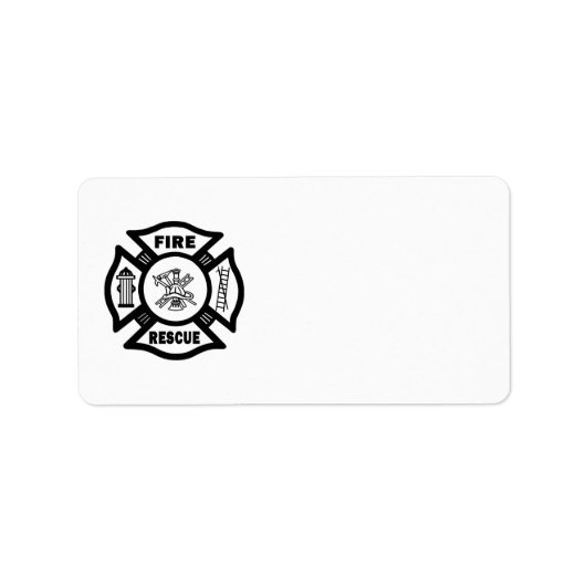 Brandrettung Adressaufkleber (Vorne)