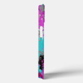 Brandrosa und blaue Samsung Galaxie Hinweis 4 Fall Case-Mate iPhone Hülle (Rückseite / Rechts)