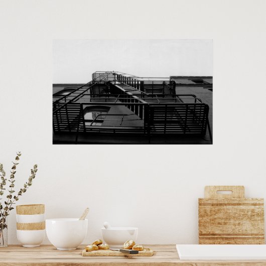 Brandschutz Poster (Küche)