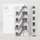 Brandschutz Postkarte (Vorne/Hinten)